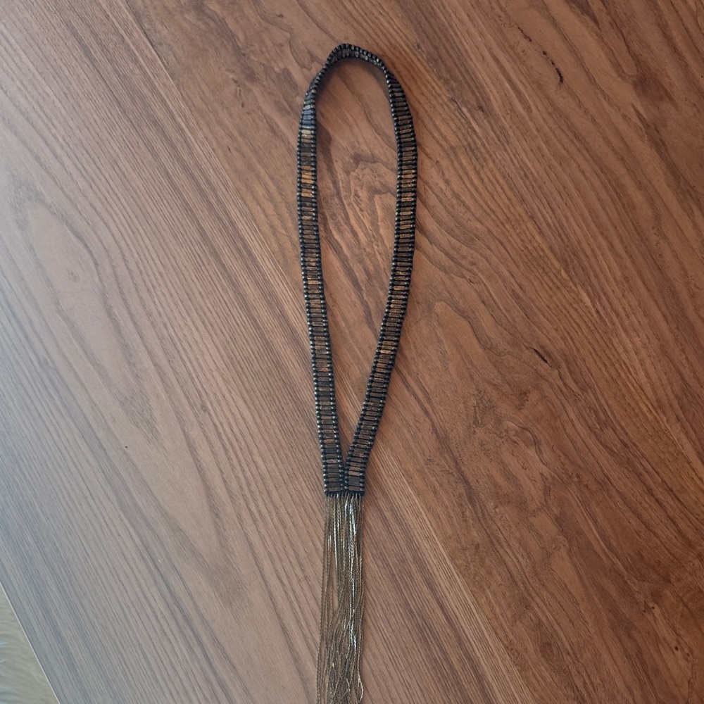 Vintage Tasseled Necklace.